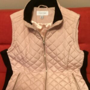 Calvin Klein Women's Light Pink Quilted Vest